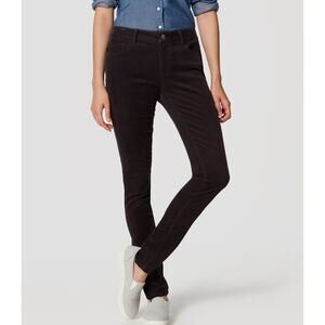 LOFT Navy Curvy Skinny Corduroy Pants 30/10